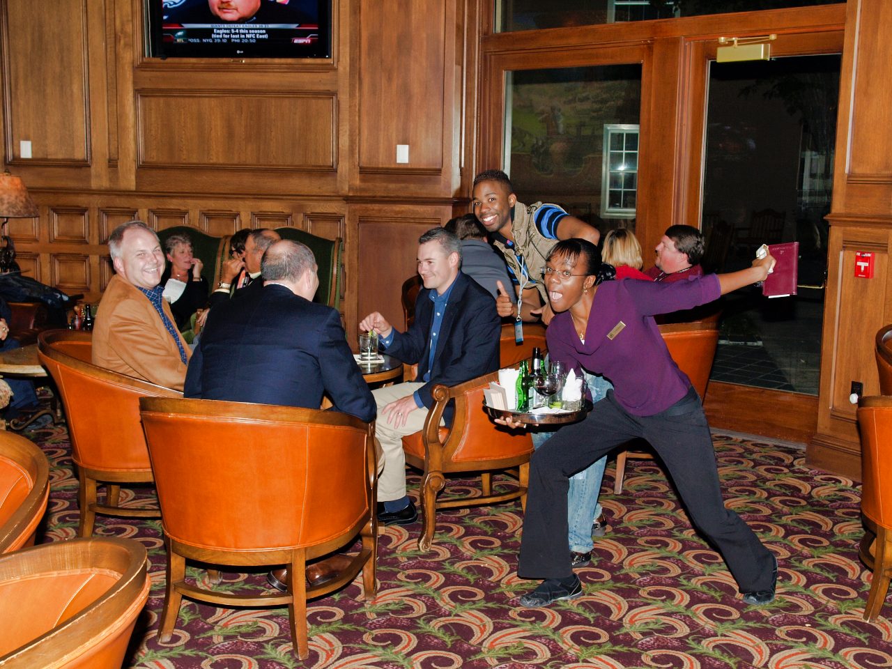 Broadmoor Hotel酒吧photobomb